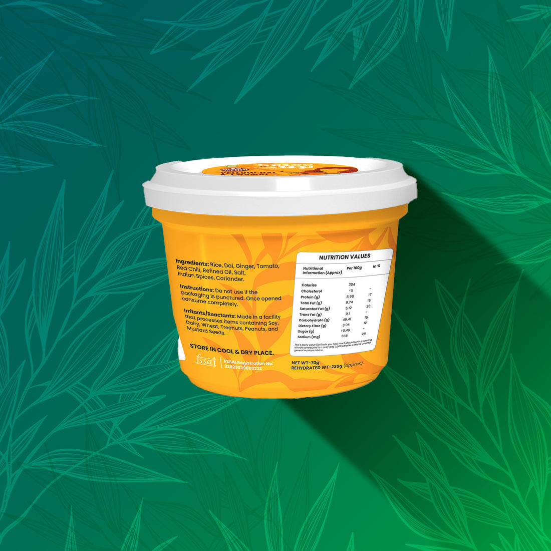 KIDS YELLOW DAL & CHAWAL