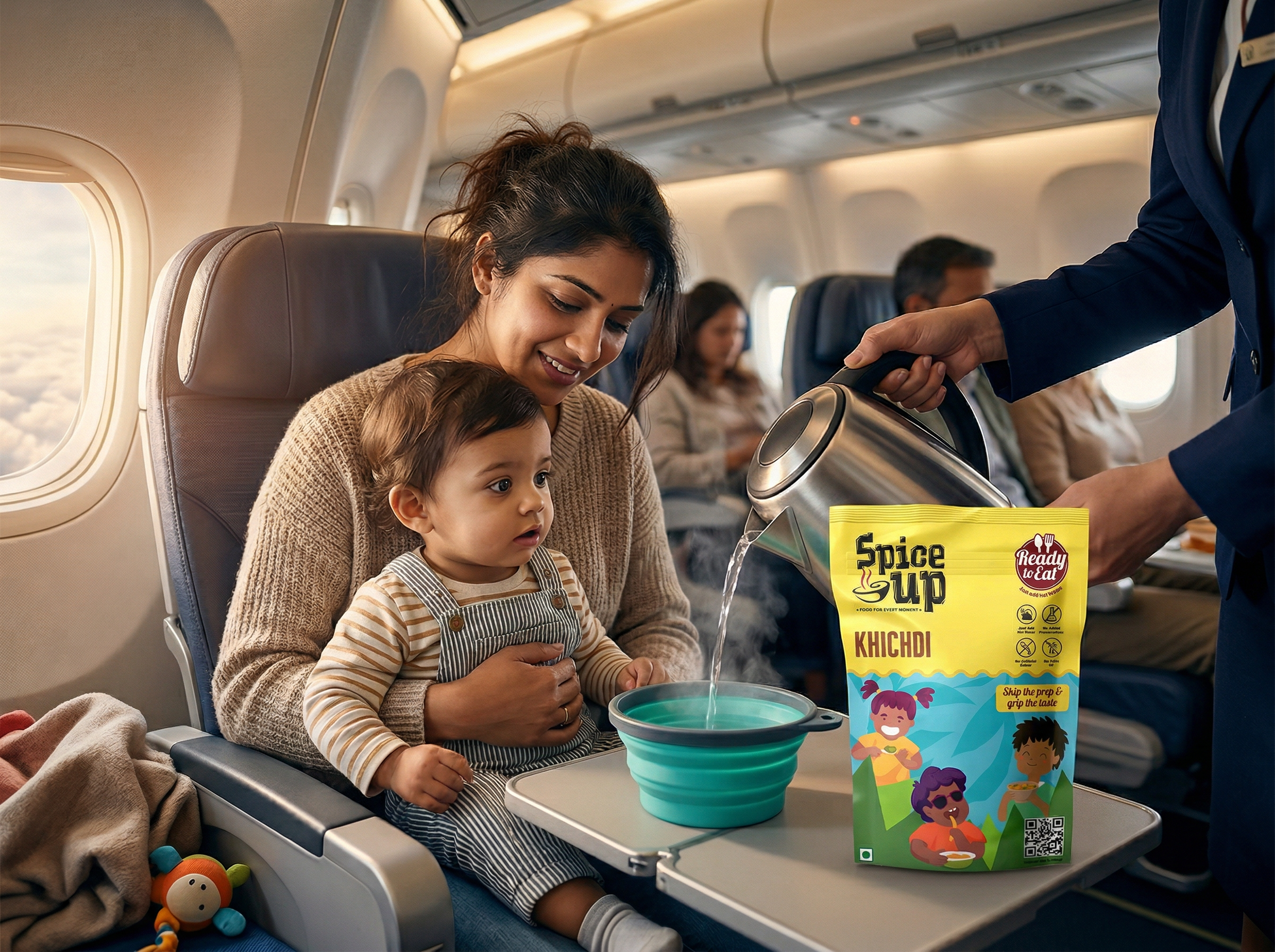 Surviving Flights: Ready to Eat Food for Toddlers While Travelling
