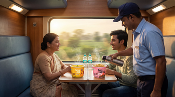 The Best Ready-to-Eat Meal Tubs for Long Train Journeys in India
