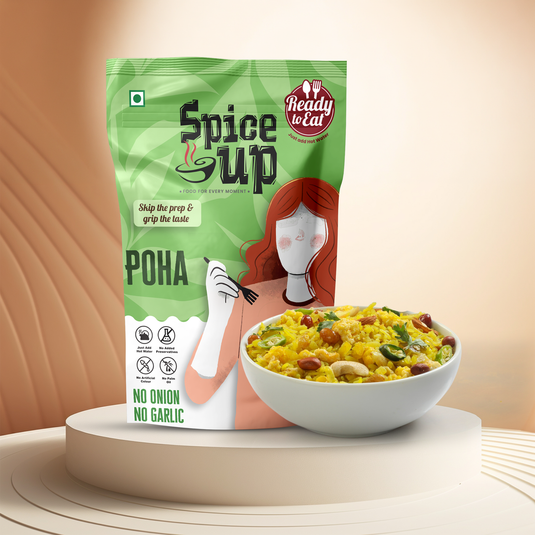 NO ONION NO GARLIC POHA