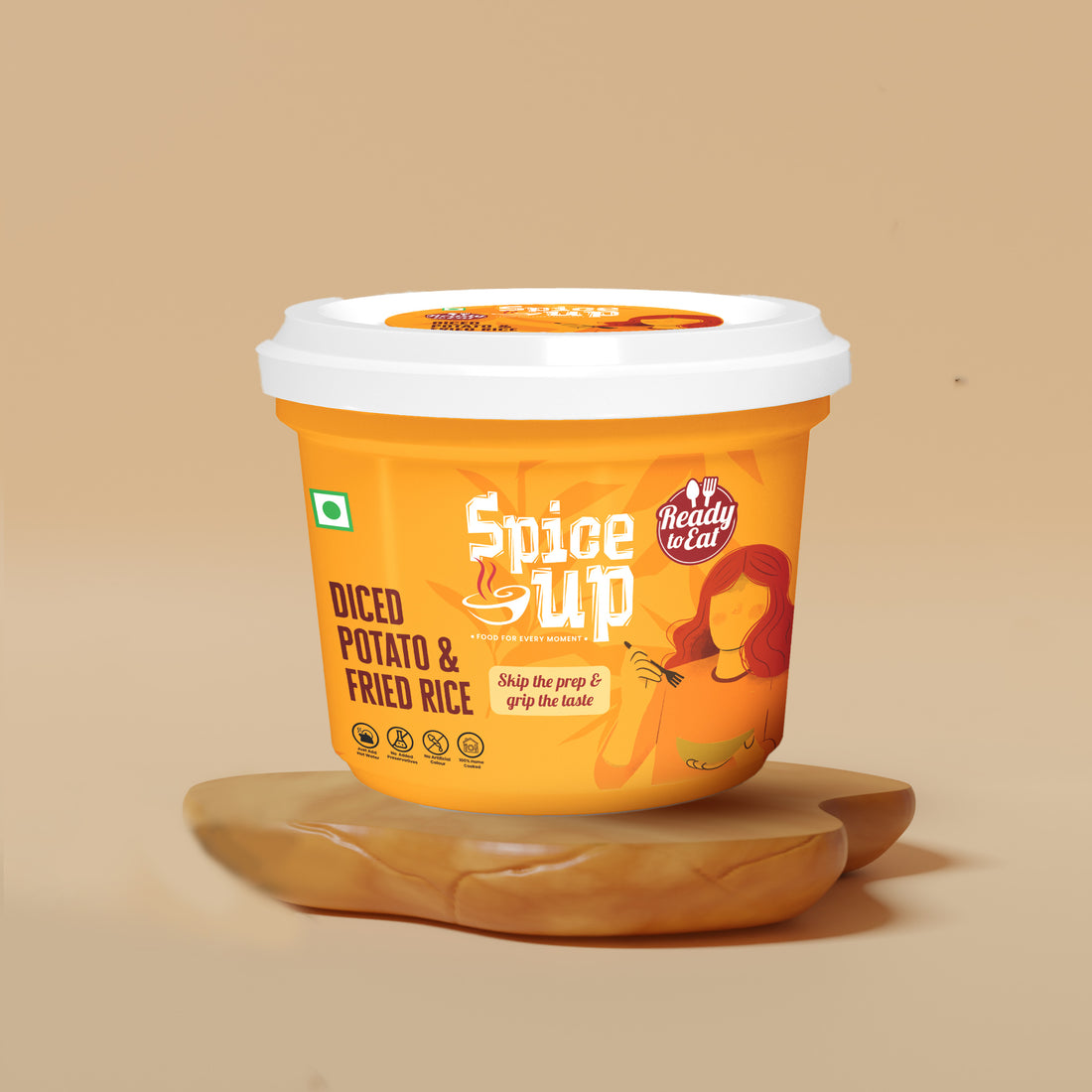 DICED POTATO & FRIED RICE