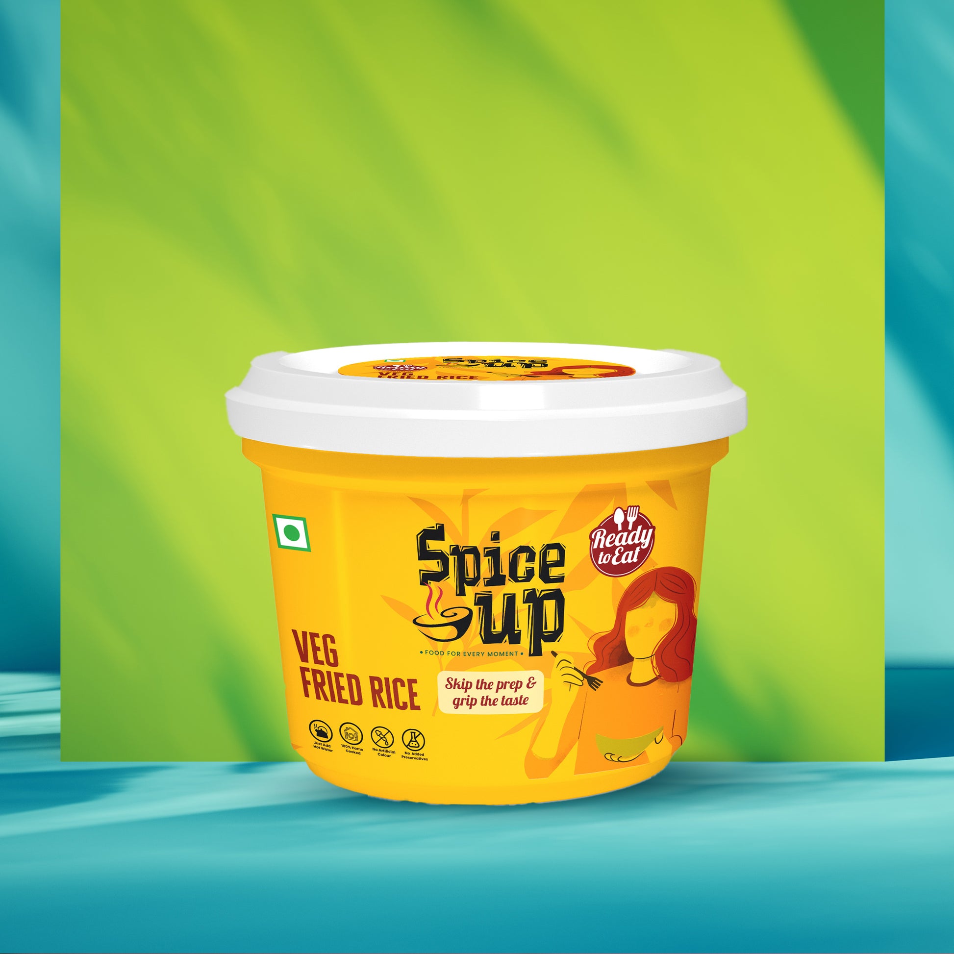 Veg Fried Rice Tub | Ready to Eat Freeze Dried Food Online