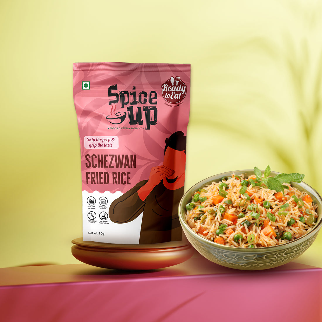 Schezwan Rice | Ready to Eat Food